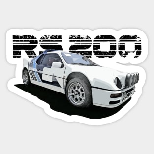 Ford RS200 Group B (light) Sticker